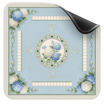 Non-Slip American Mahjong Mat (33" x 33") | Premium Neoprene Noise-Reducing Table Cover for Game Night