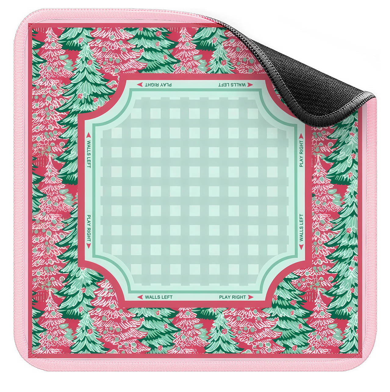 Non-Slip American Mahjong Mat (33" x 33") | Premium Neoprene Noise-Reducing Table Cover for Game Night