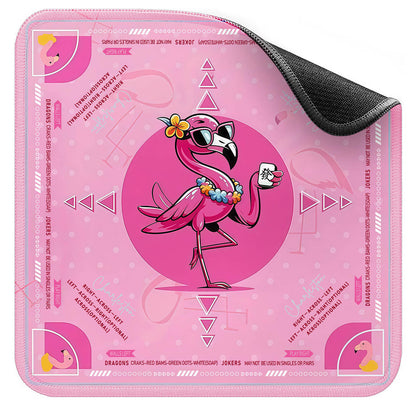 Non-Slip American Mahjong Mat (33" x 33") | Premium Neoprene Noise-Reducing Table Cover for Game Night
