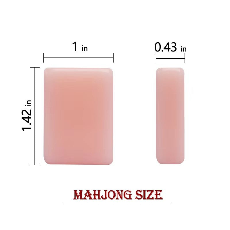The Parisian Chic American Mahjong Tile Set | Luxury Soft Pink Acrylic Tiles with French Botanical & Paris Landmark Art (160 Tiles)