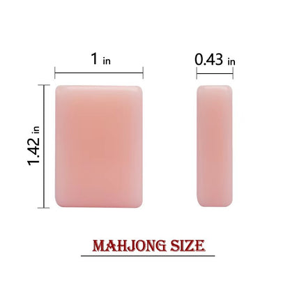 The Parisian Chic American Mahjong Tile Set | Luxury Soft Pink Acrylic Tiles with French Botanical & Paris Landmark Art (160 Tiles)