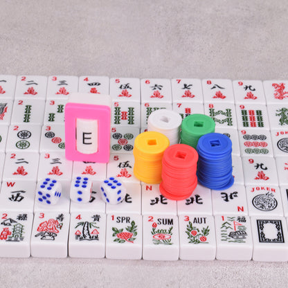American Mahjong Accessories Set - Wind Indicator Bettor, Betting Chips & Dice Kit