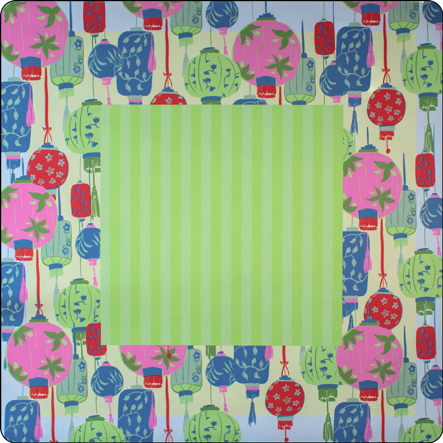 Premium Tennis Club Mahjong Mat – Non-Slip Noise-Reducing Table Cover (33" x 33")