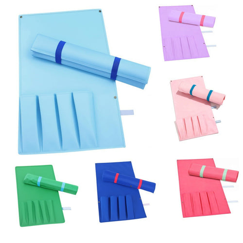Portable Roll-Up Mahjong Tile Carrying Bag – Foldable Storage Wrap with Elastic Straps for Racks & Accessories