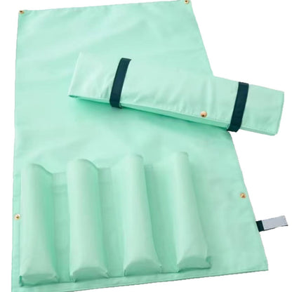 Portable Roll-Up Mahjong Tile Carrying Bag – Foldable Storage Wrap with Elastic Straps for Racks & Accessories