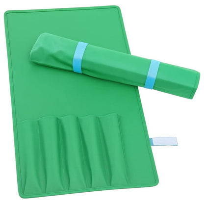 Portable Roll-Up Mahjong Tile Carrying Bag – Foldable Storage Wrap with Elastic Straps for Racks & Accessories