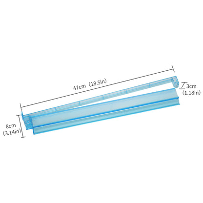 Premium All-in-One Acrylic Mahjong Racks with Attached Pushers – Set of 4 (18.5")