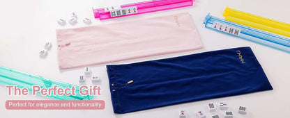 Velvet Mahjong Rack Drawstring Storage Bag – Fits up to Four 20.5" Racks (22" x 9.5")
